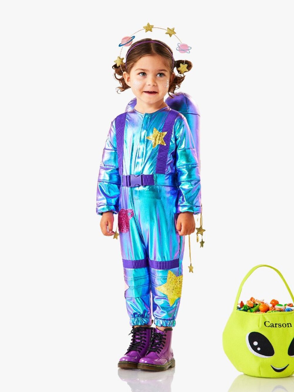 Light-Up Cosmic Sparkle Astronaut Halloween Costume